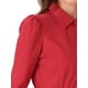 thumbnail image 5 of Camisa Leotardo INSPIRE CHIC para Mujer, Casual de Negocios, con Cuello, Botones, Manga Larga, Body Top XL Rojo, 5 of 6