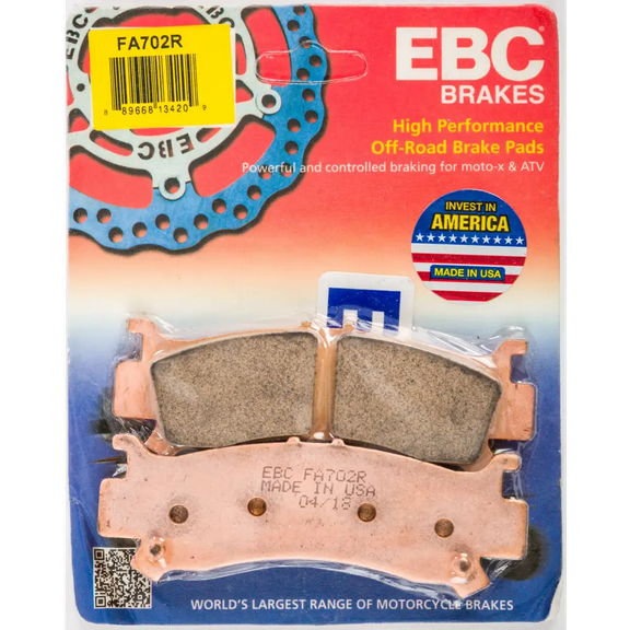 EBC FA702R - R Series Heavy Duty Front Right Sintered Brake Pads