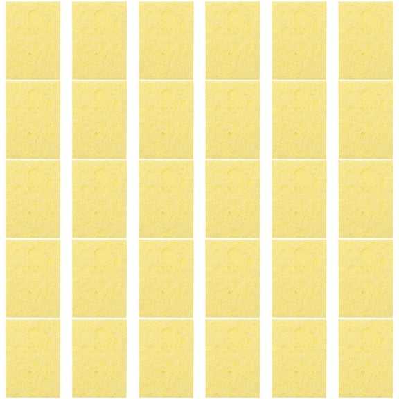 jojofuny Cleaning Sponge For Soldering Iron Head 30Pcs 2.2x1.6x2.6In