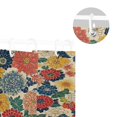 thumbnail image 5 of Yayeee Shower Curtain with Hooks 72"x72" Waterproof Fabric Bathroom Hanging Decor, Vibrant Flowers Pattern, 5 of 5