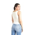 thumbnail image 3 of Blusa sin mangas escote tipo barco /Juvenil, 0271 (Hueso) beige G, 3 of 4