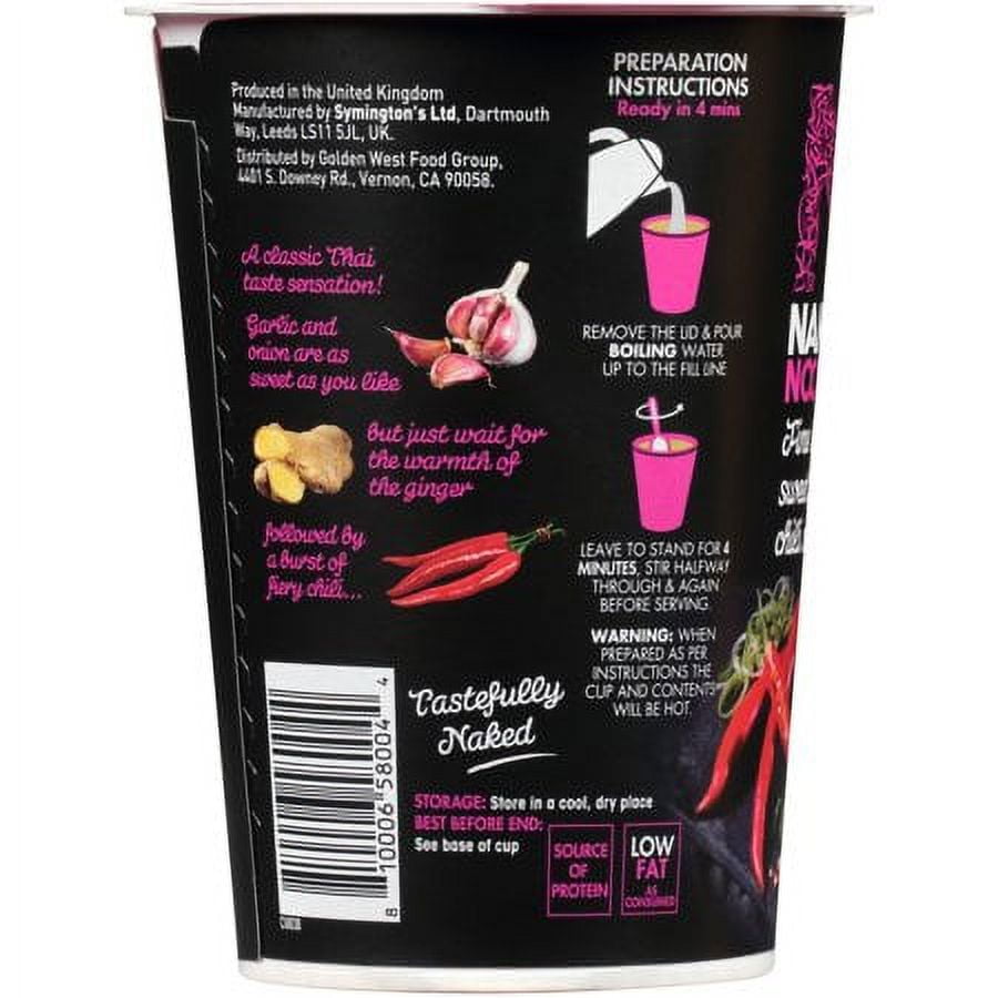 Naked Noodle Thai Sweet Chili, Packaged Soup, 2.75 oz