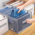 thumbnail image 2 of Organizador De Ropa Plegable Caja De Almacenamiento De Pantalones Vaqueros Interior Cajón Separador Organización, 2 of 4
