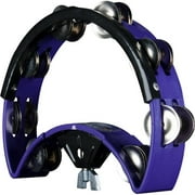 Purple Drumset Mountable Tambourine with Nickel Jingles