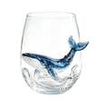 thumbnail image 2 of Artisanal Blue Ringed Octopus Glassware 12oz 3D Marine Animal Stemless Glasses Handcrafted Bar Glass Coastal Home Decor Gift for Ocean Animal Lovers (1PC), 2 of 8