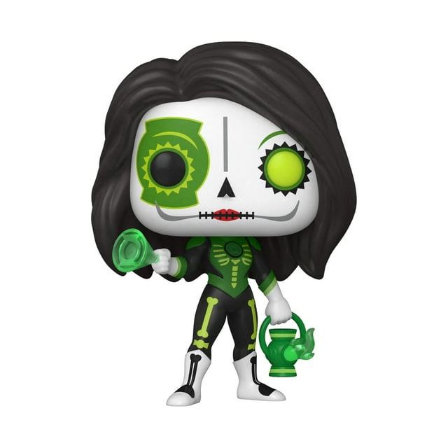 Funko Pop Heroes Dia De Los DC Figura Coleccionable Linterna Verde Jessica Cruz