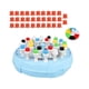 thumbnail image 4 of Juegos de mesa de ajedrez 2 en 1, juguetes Montessori, divertido juego de mesa con clavija, habilidades cognitivas motoras finas, fiestas para niños y , azul, 4 of 8