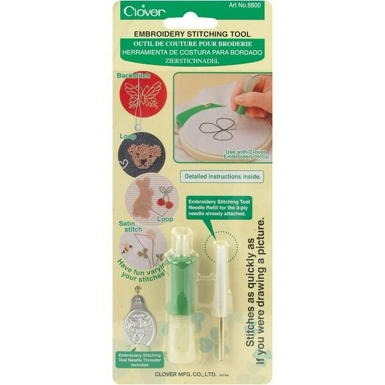 Embroidery Needle Refill (1-Ply)  Clover – Clover Needlecraft, Inc.