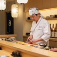thumbnail image 7 of vlrwzc Japanese Style Chef Bandana Hat Adjustable Cotton Work Cap for Sushi Restaurants, 7 of 7