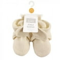 Hudson Baby Baby and Toddler Cozy Fleece Booties, Cream, 3 Toddler