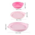 thumbnail image 2 of HEALEEP 3pcs Silicone Cake Baking Tray Round Shaped Molds for Home Bakers, 2 of 8