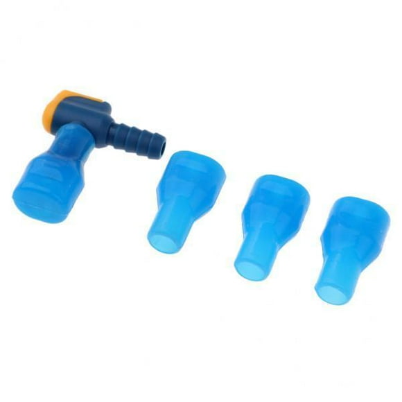 2x 3pcs / set Silicona Reemplazo Hidratación Beber Válvula Boquilla Agua Vejiga Tubo Boquilla Mochilero - Azul Zulema Válvula de mordida del paquete de hidratación