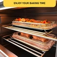 thumbnail image 5 of Air Fryer Basket for Oven, PandaTop 12.8" x 9.6" Air Fryer Basket and Pan, Dishwasher Safe,Stainless Steel Oven Air Fryer Basket and Tray for Baking Grilling(Small,Silver）, 5 of 9
