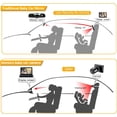 thumbnail image 2 of Itomoro Baby Car Mirror, View Infant in Rear Facing Seat with Wide Crystal Clear View,360° Rotation Plug and Play Easy Install baby car monitor 1080p, 2 of 5