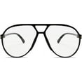 thumbnail image 6 of Retro Aviator Sunglasses for Women Men Oversized Classic 70s Vintage Trendy Tangle Free Square Aviators Sun Glasses, 6 of 6
