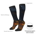 thumbnail image 4 of Fotbe Glowing Snake Dark Forest Calcetas Divertidas Estampadas para Hombre y Mujer, Calcetas de Algodón hasta la Rodilla para Caminar, Correr, Enfermería y Embarazo, 4 of 6