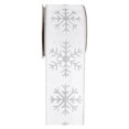 thumbnail image 4 of Cinta impresa Cinta de Navidad con de nieve sintético para decoración para hogar, envoltura de regalos, manualidades de bricolaje, 2.5 "x 10 yardas x 1, 4 of 7