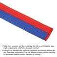 thumbnail image 3 of Uxcell Taekwondo Colored Ranking Belt, 1.6"x6.6Ft Polyester Martial Arts Judo Karate Belt, Blue-red, 3 of 6