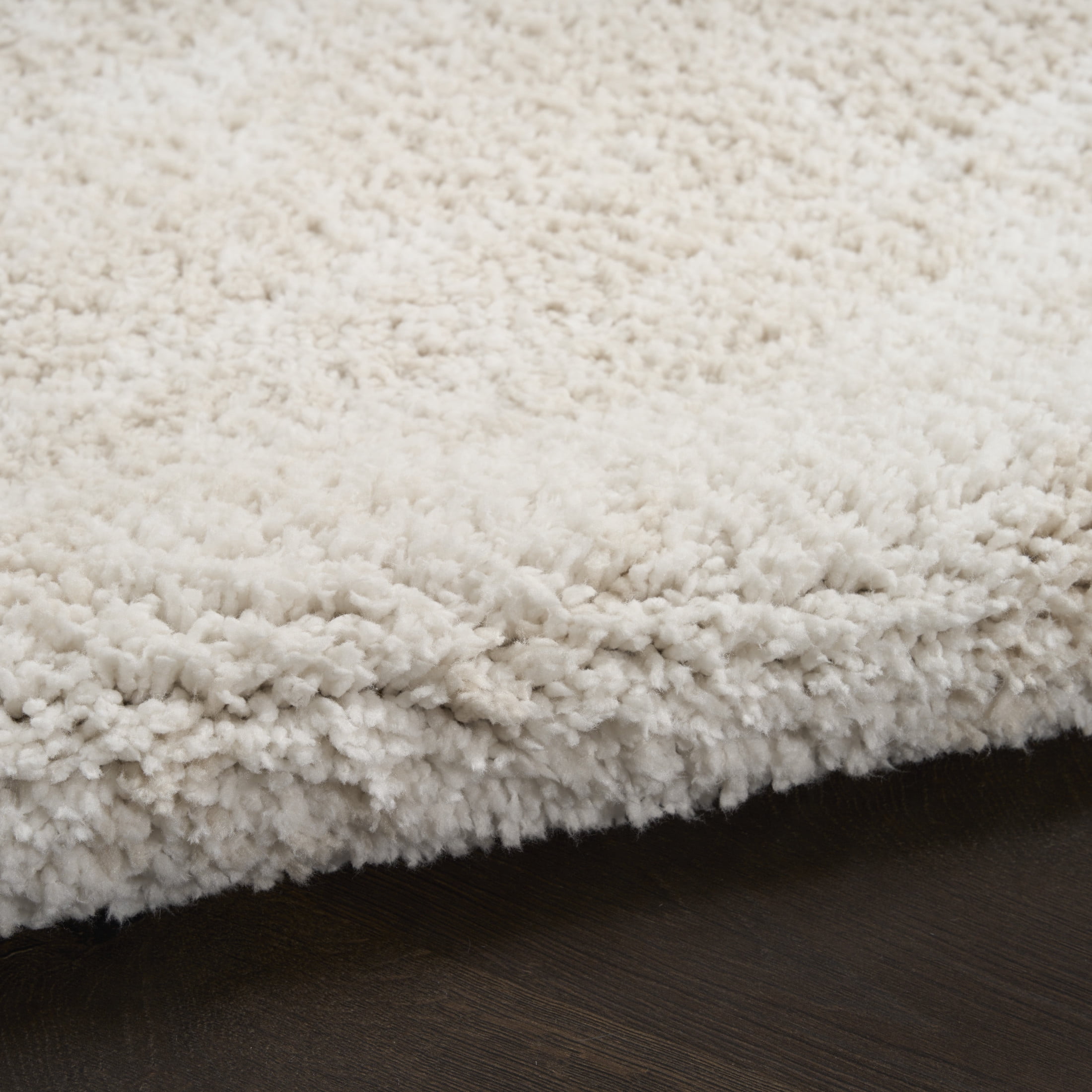 Nourison Modern Shag 3'11" x 5'11" Ivory Beige Modern Indoor Rug