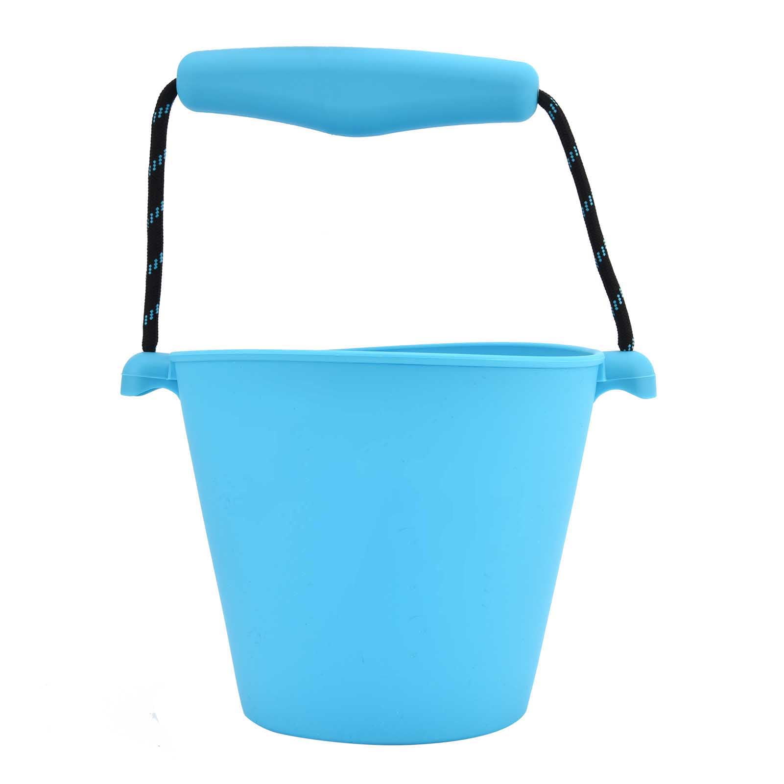 Kid's Bucket, Silicone Beach Buckets For Garden Blue - Walmart.com