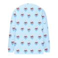 thumbnail image 4 of QATAINLAV Ladies Christmas Sweaters Oversized Long Sleeve Knitted Sweater Cardigan Casual Button Up Open Front Jackets, Light Blue, XXXL, 4 of 6