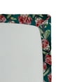 thumbnail image 3 of Ambesonne Protea Flowers Fitted Sheet, Watercolor Floral, Full Size, Forest Green Dark Coral, 3 of 5