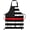 Fire Fighter Thin Red Line Flag, variant on Vintage Texas Flag Apron,Adjustable Neck Bib Apron for Men Women,Suitable for Kitchen Cooking Waitress Chef Apron
