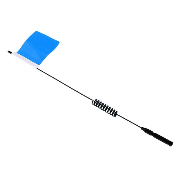 2 antenas metálicas para coches RC Crawler, accesorio para Traxxas TRX4 a escala 1:10 Azul