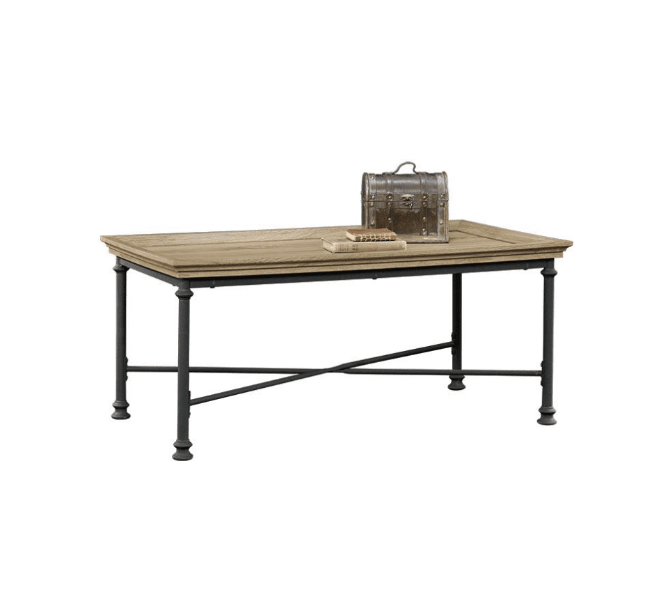 Better Homes & Gardens River Crest Coffee Table, Rustic Oak Finish by Sauder Woodworking