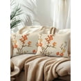 thumbnail image 2 of Waterproof Outdoor Throw Pillows with Inserts 12"x20" Set of 2,Vintage Botanical Soft Decorative Pillowcases for Couch Bedroom,Red Spring Floral Botanical Farmhouse Pillow Covers for Sofa Living Room, 2 of 8