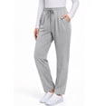 thumbnail image 3 of Fantaslook Women Joggers Pants High Waisted Drawstring Tapered Sweatpants Pleated Workout Lounge Pants with Pockets, 3 of 8