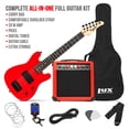 thumbnail image 2 of Guitarra eléctrica LyxPro de 30 pulgadas con kit de inicio para niños roja, 2 of 7