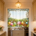 thumbnail image 2 of Cheapark Easter Themed Kitchen Sink Divider Curtain Cabinet Dustproof Curtain Festive Decor For Kitchen Home And Spring Holiday Interior, 2 of 5