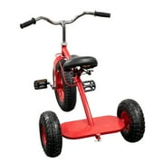 Gener8 Red Deluxe Tricycle with Adjustable Seat and Rubber Tires for Ages 3 to 7