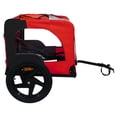 thumbnail image 4 of 42.52" Pet Bike Trailer with Quick Release Wheels,Trailer with Easy Folding Cart Frame and Non-Slip Floor,Suitable for Small Medium Pets,Red, 4 of 9