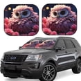 thumbnail image 1 of Saiise Cute Flower Owl for Foldable Car Sun Shades (2-Pack) Offer Sun Protection with an Easy-fold Design for Convenient Windshield Shading-Large, 1 of 6