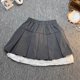 thumbnail image 4 of Odeerbi Niñas de Cintura Alta Falda Plisada Arco Color Sólido Falda Uniforme de La Escuela, 4 of 7