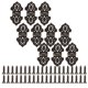 thumbnail image 2 of Bisagras Vintage, Bisagras Decorativas Antiguas Aleación De Zinc Antioxidante 10 Unids/set Para Joyeros Para Casas De Muñecas Para Cajones OTVIAP Wooden Tool Box, 2 of 8