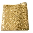 thumbnail image 4 of Gkeoshab Napperon Rectangulaire Fleur Napperon en PVC Maison Quotidien Décoration de Table Napperon en PVC Or Chaud Triangle Maison et Jardin, 4 of 4