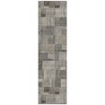 thumbnail image 2 of Addison Rugs Chantille Indoor/Outdoor Transitional Squares Taupe Washable Runner Rug, 2'3" x 7'6", 2 of 6