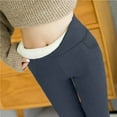 thumbnail image 2 of Women's Pants Fashion Warm Winter Thick Leggings Wool Fleece Females Clothing Velvet Elasticity S 5XL Leggings For Women, 2 of 5