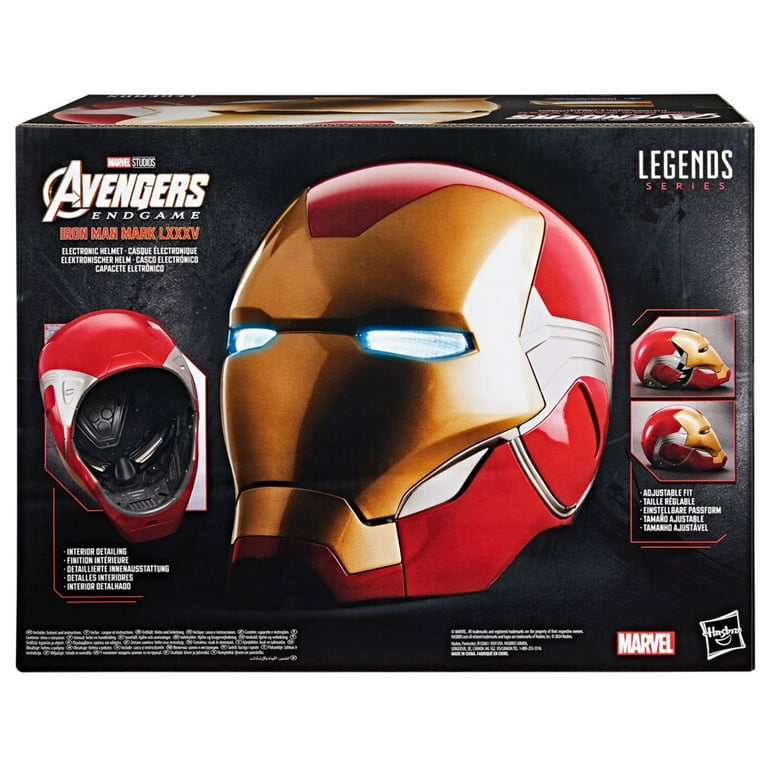 iron man helmet armor factory XSociety®️ Official MK5 - in Built Jarvis AI Adjustable interior for a comfortable and secure fit Iron Man's Helmet - Factory