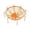 Orange, variant on Halloween Spiderweb Candy Bowl Metal Candy Basket with Spider Leg Stand Large Capacity Serving Tray for Candy Fruit Snack Halloween Party Table Decor