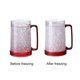 thumbnail image 2 of Taza de PS colorida de doble pared roja Tsseiatte de 450 ml, 2 of 7