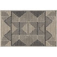 thumbnail image 2 of Bliss Rugs Bailey Transitional 2' x 3' Black and Natural Indoor Outdoor Area Rug, 2 of 8