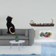 thumbnail image 2 of Estatua de resina con forma de de gato, figura decorativa, escultura de animal coleccionable, adorno para quemador de incienso para entrada,, 2 of 8