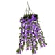 thumbnail image 3 of Flores Colgantes Artificiales de Violeta, Cesta de Glicina para Pared, Guirnalda de Flores Colgantes, Orquídea de Seda Falsa, 3 of 3