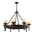 thumbnail image 3 of Livex Lighting Cape May Chandelier in Olde Bronze, 3 of 11