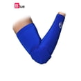 thumbnail image 2 of LELINTA 1 Pair Honeycomb Crashproof Elbow Sleeve Pad - Protective Compression Arm Guard Sleeve Support for Basketball Football Volleyball Baseball Softball Outdoor Sports Blue Size M/L/XL/2XL, 2 of 3
