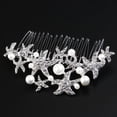 thumbnail image 2 of MasteelfCA Wedding Comb Prom Bridal Bridesmaid Crystal Hairpiece Accessory, 2 of 6